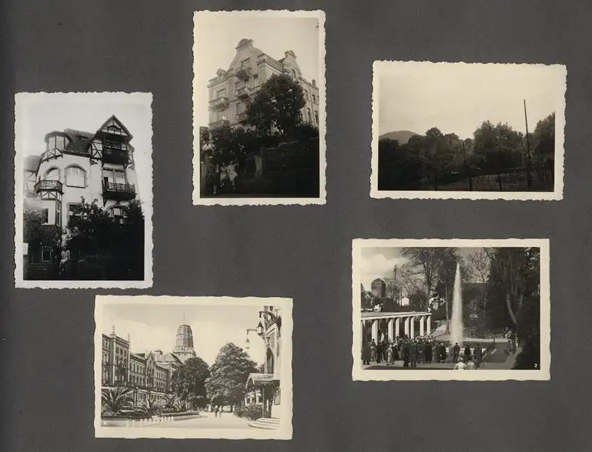 Fotoalbum mit 175 Fotografien, Ansicht Unterwössen, 1939 Mädchen Hildegard im Chiemgau, Landschaften, Mode der zeit 32