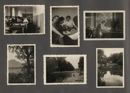 Fotoalbum mit 175 Fotografien, Ansicht Unterwössen, 1939 Mädchen Hildegard im Chiemgau, Landschaften, Mode der zeit