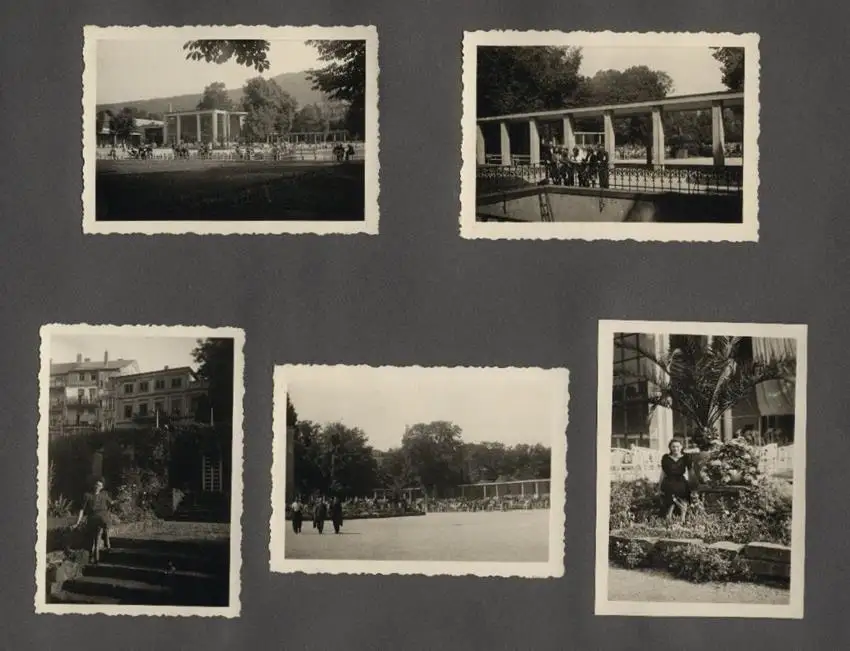 Fotoalbum mit 175 Fotografien, Ansicht Unterwössen, 1939 Mädchen Hildegard im Chiemgau, Landschaften, Mode der zeit 36