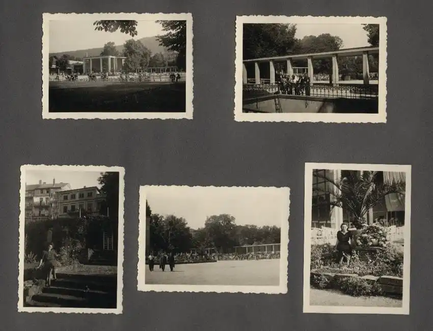 Fotoalbum mit 175 Fotografien, Ansicht Unterwössen, 1939 Mädchen Hildegard im Chiemgau, Landschaften, Mode der zeit 36