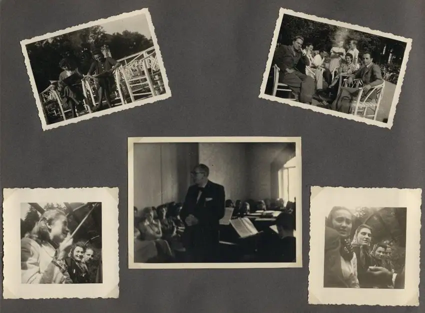Fotoalbum mit 175 Fotografien, Ansicht Unterwössen, 1939 Mädchen Hildegard im Chiemgau, Landschaften, Mode der zeit 37