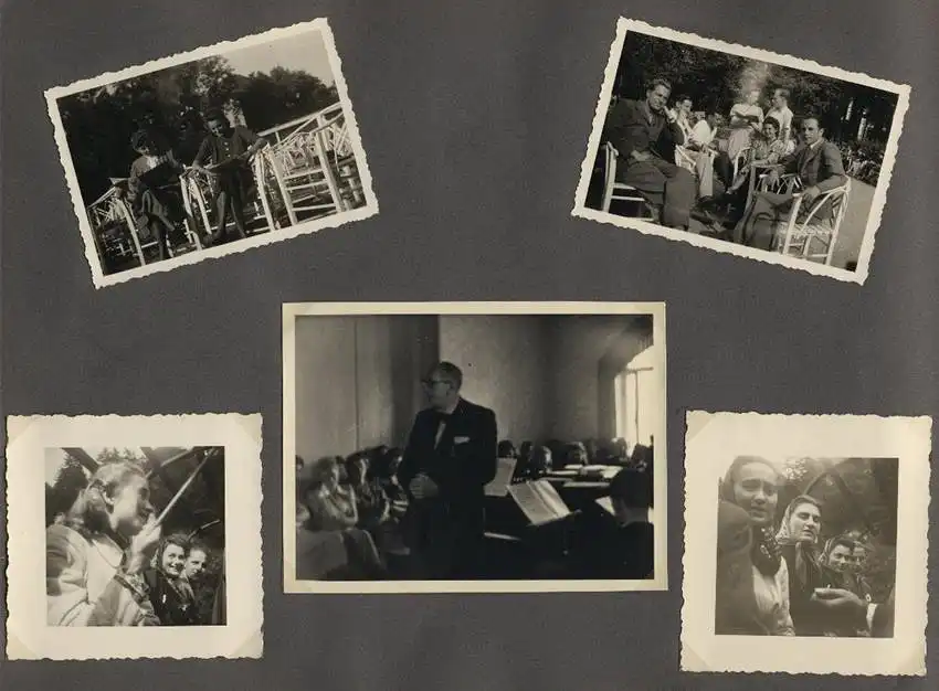 Fotoalbum mit 175 Fotografien, Ansicht Unterwössen, 1939 Mädchen Hildegard im Chiemgau, Landschaften, Mode der zeit 37