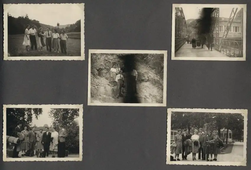 Fotoalbum mit 175 Fotografien, Ansicht Unterwössen, 1939 Mädchen Hildegard im Chiemgau, Landschaften, Mode der zeit 40