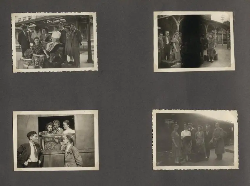 Fotoalbum mit 175 Fotografien, Ansicht Unterwössen, 1939 Mädchen Hildegard im Chiemgau, Landschaften, Mode der zeit 41