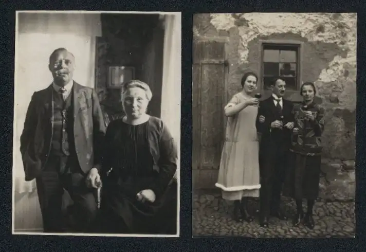 Fotoalbum mit 175 Fotografien, Ansicht Unterwössen, 1939 Mädchen Hildegard im Chiemgau, Landschaften, Mode der zeit 46