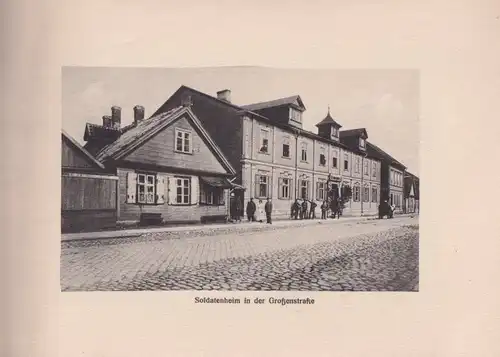 Fotoalbum mit 20 Lichtdrucken Georg Stilke-Berlin, Ansicht Mitau / Jelgava, Synagoge, Soldatenheim, Hotel Linde, Postst
