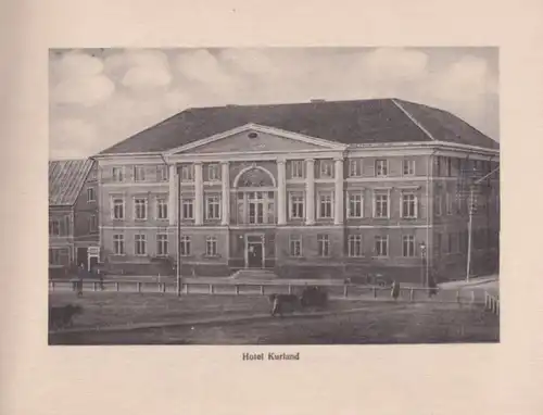 Fotoalbum mit 20 Lichtdrucken Georg Stilke-Berlin, Ansicht Mitau / Jelgava, Synagoge, Soldatenheim, Hotel Linde, Postst