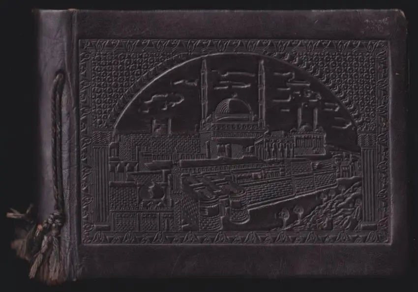 Fotoalbum mit 111 Fotografien ca. 1930, Ansicht Kairo, Handwerk, Markthändler, Sphinx, Metro Cinema, Tracht, Strassenbahn 29