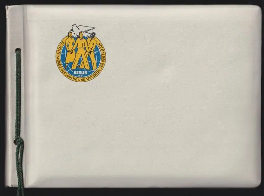 Fotoalbum mit 26 Fotografien, Berlin 1951 III. Weltfestspiele der Jugend und Studenten für den Frieden (FDJ), DDR 1