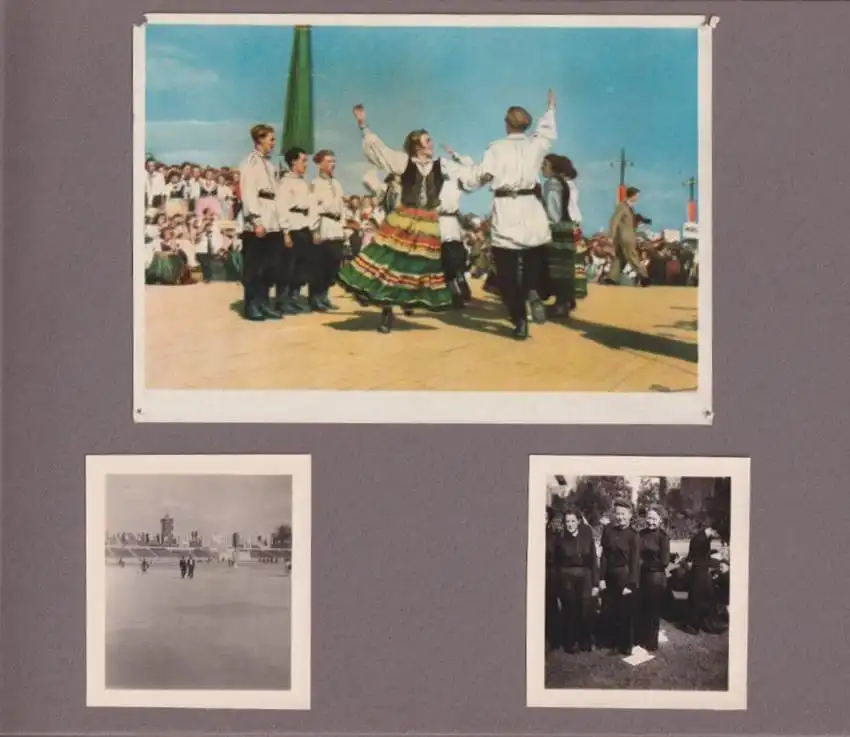 Fotoalbum mit 26 Fotografien, Berlin 1951 III. Weltfestspiele der Jugend und Studenten für den Frieden (FDJ), DDR 16