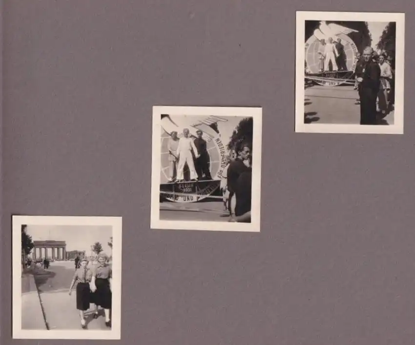 Fotoalbum mit 26 Fotografien, Berlin 1951 III. Weltfestspiele der Jugend und Studenten für den Frieden (FDJ), DDR 17
