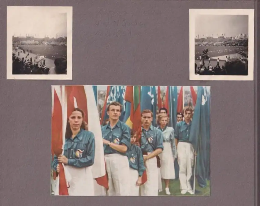 Fotoalbum mit 26 Fotografien, Berlin 1951 III. Weltfestspiele der Jugend und Studenten für den Frieden (FDJ), DDR 5