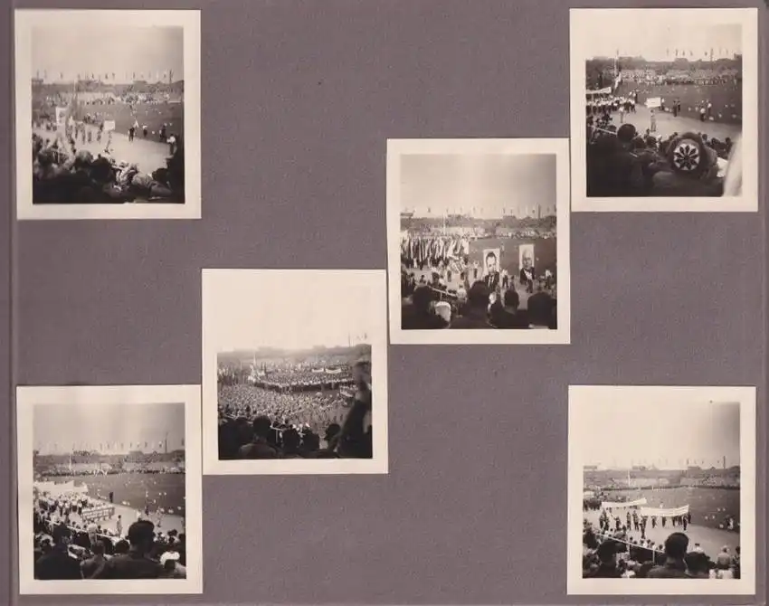 Fotoalbum mit 26 Fotografien, Berlin 1951 III. Weltfestspiele der Jugend und Studenten für den Frieden (FDJ), DDR 6