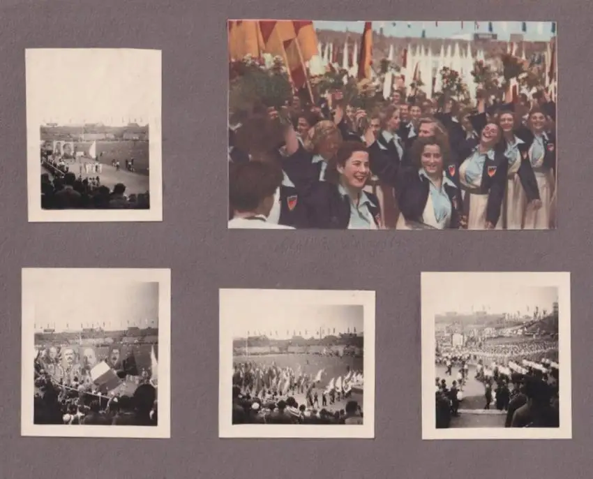 Fotoalbum mit 26 Fotografien, Berlin 1951 III. Weltfestspiele der Jugend und Studenten für den Frieden (FDJ), DDR 7