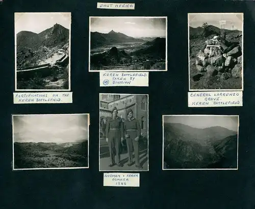 Fotoalbum mit 228 Fotografien, 8 Bat. Royal Warwickshire Rgt. in Ost-Afrika, Palestina, Ägypten, Jerusalem, Soldaten
