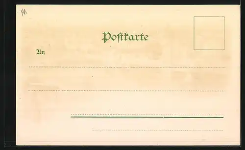 Lithographie Lindau i. B., Ortsansicht mit Dampferanleger