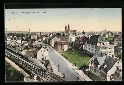 AK Landau, Hauptansicht von Süden