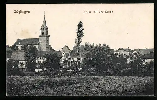 AK Güglingen, Partie mit der Kirche