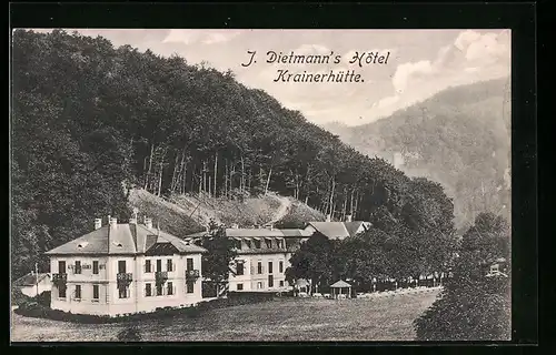 AK Heiligenkreuz, J. Dietmann`s Hotel Krainerhütte