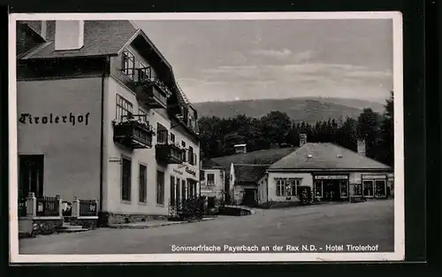 AK Payerbach an der Rax, Hotel Tirolerhof