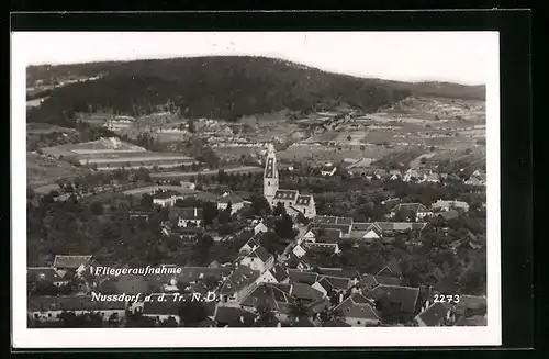 AK Nussdorf a. d. Tr., Teilansicht mit Kirche