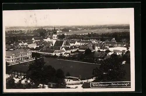 AK Traismauer, Totalansicht mit Kirche