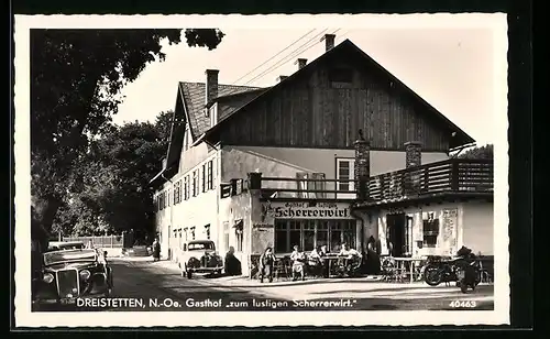 AK Dreistetten, Gasthof zum lustigen Scherrerwirt