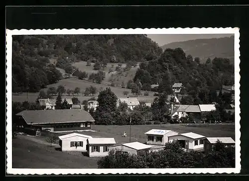 AK Gresten, Ortsansicht aus der Vogelschau