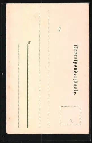 Künstler-AK Dürnstein, Ruine bei Mondschein