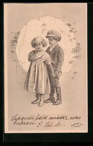 AK Carmol Reklame gegen Halsschmerzen