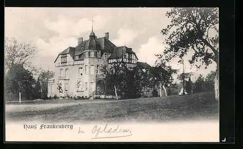 AK Opladen, Hotel Haus Frankenberg