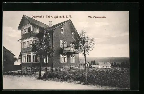 AK Oberhof /Th., Villa Morgenstern