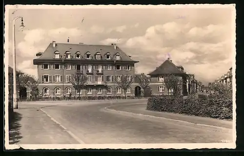 AK Karlsruhe-Weiherfeld, Links der Alb- und Enzstrasse