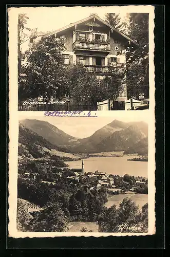 AK Schliersee, Landhaus Leitner, Totalansicht