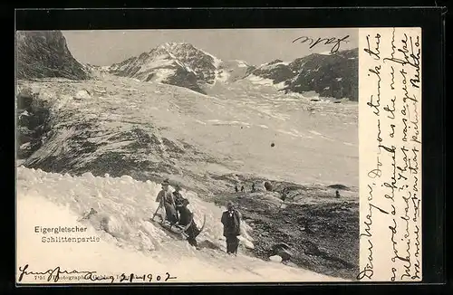 AK Eigergletscher, Schlittenpartie
