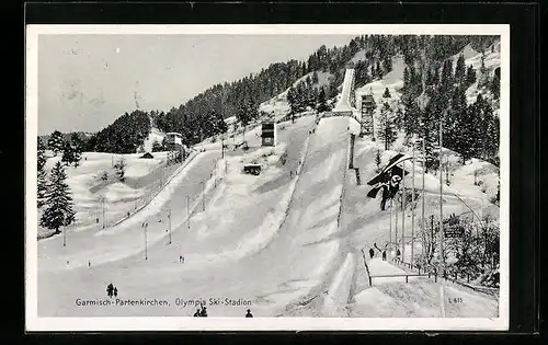 AK Garmisch-Partenkirchen, IV. Olympische Winterspiele 1936, Olympia Ski-Stadion