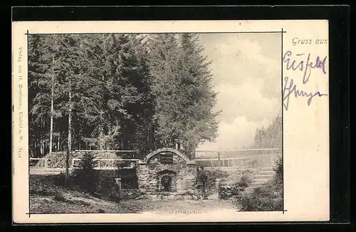 AK Ansicht der Werraquelle