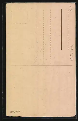 AK Turner mit Wappen an einer Eiche