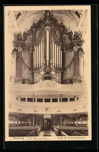 AK Hamburg-Neustadt, Orgel der St. Michaeliskirche