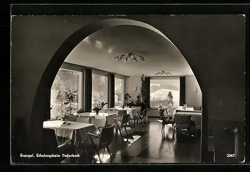 AK Tiefenbach, Evangelisches Erholungsheim, Innenansicht
