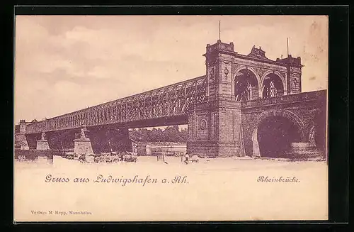 AK Ludwigshafen a. Rhein, Rheinbrücke