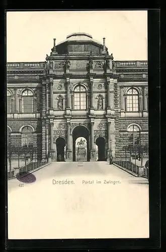 AK Dresden, Portal vom königl. Zwinger