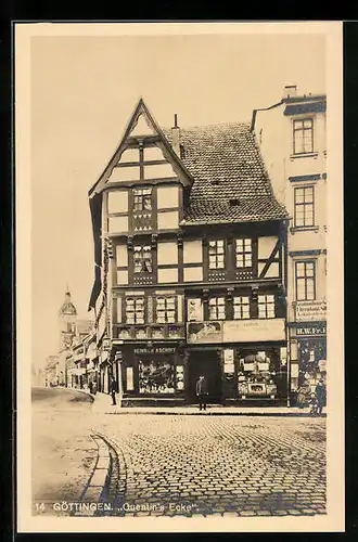 AK Göttingen, Gasthof Quentins Ecke