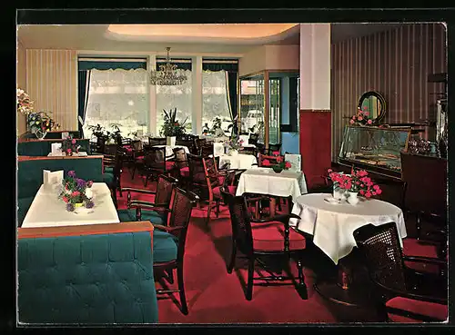 AK Hamburg-Fu, Restaurant-Cafe Prinzess, Alsterdorfer Str. 572, Innenansicht