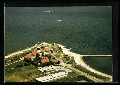 AK Kiel, Bülker Leuchtturm, Luftaufnahme
