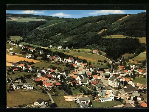 AK Düdinghausen /Hochsauerland, Teilansicht aus der Vogelschau