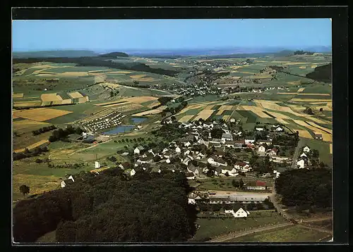 AK Dockweiler /Eifel, Teilansicht aus der Vogelschau