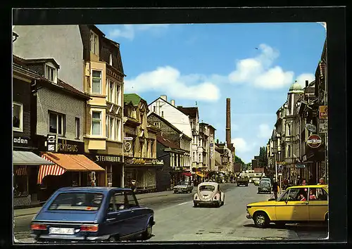 AK Gevelsberg, Blick auf die Hauptstrasse