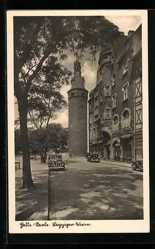 AK Halle /Saale, Leipziger Turm