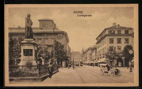 AK Mainz, Partie in der Ludwigstrasse